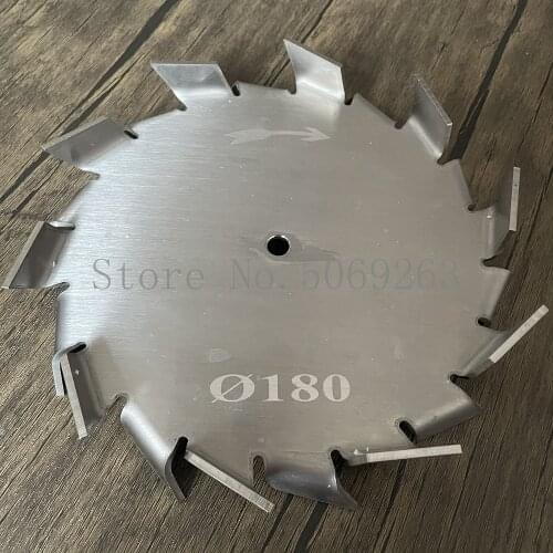 180mm-300mm 304 Stainless Steel Saw Tooth Type Disc Stirrer,lab Round Plate Dispersing Propeller Stirring Blade Blender