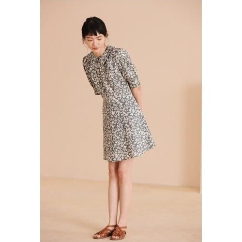 21 year cool summer printing dress 0625-19