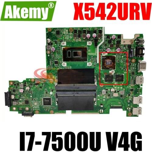 For ASUS X542UR X542URV X542UFX542UQ X542UN A580U Laptop Motherboard Mainboard I7-7500U CPU GT940M/GTX930M 4GB