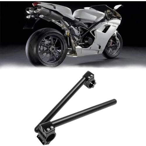 Motorcycle 7/8" 22MM Clip On Handlebar Racing Adjustable Fork Clamp CNC Aluminum 31/32/33/35/36/37/39 mm Handle Bar Cafe Racer