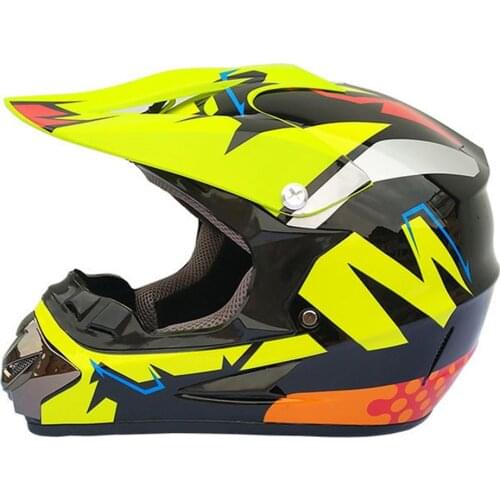 Motorcycle Helmet Touring Motorbike Helmet Racing Street ATV Off-Road Dirt Bike Motocross Helmet Gear Combo Gloves Goggles