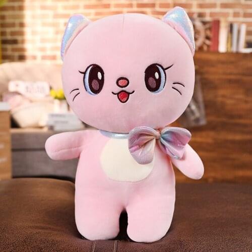 Soft Animal Plush Pillow Cat Plush Toy Cartoon cat Stuffed Cushion Doll Plush Pillow Children Doll Gift