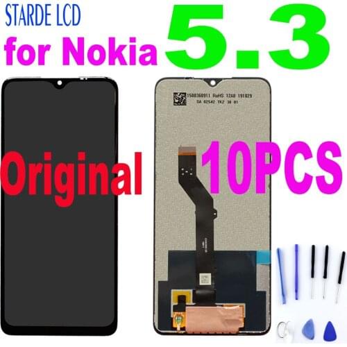 10PCS 6.55" Original Display for Nokia 5.3 LCD Display Touch Screen TA-1234 TA-1223 TA-1227 TA-1229 TA-1223 lcd Replacment