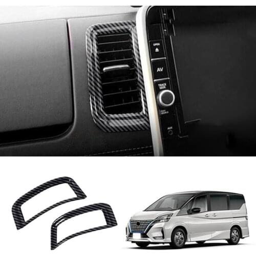 Car Air-Conditioning Air Outlet Navigation Panel Left and Right Air Outlet Cover for Nissan Serena C27 ​​2020