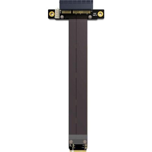 PCIe X4 3.0 PCI-E 4X to M.2 NGFF NVMe M Key 2280 Riser Card Gen3.0 Cable M2 Key-M PCI-Express Extension Cord 32G/BPS