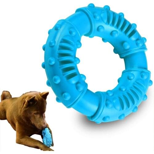 Durable Dog Chew Toy for Aggressive Chewers Tough Natural Rubber Puppy Teething Toy Indestructible Dog Toy for Reduce Anxiety