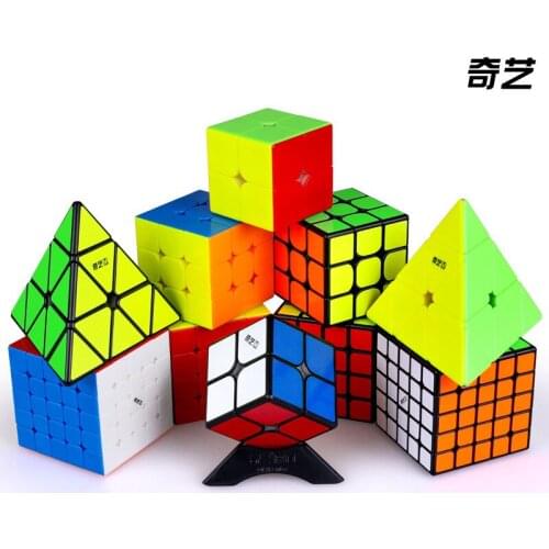 Qiyi cube Magnetic Cube Qiyi 2x2 3x3 4x4 5x5 Profissional magic cube Speed cubing 3x3x3 Puzzle cubo magico Educational Toys