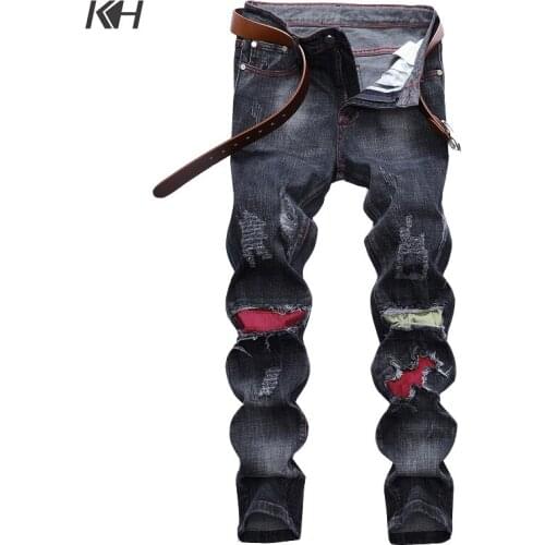 Джинсы стрейч для мужчин SCHDARROW KNHOR KH China At AliExpress