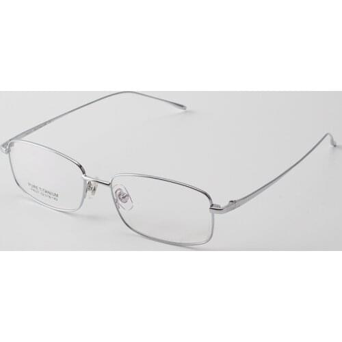 Viodream Ultra Light Titanium Spectacle Frame Small Size Prescription Glasses Metal Leg Optical Glasses Frame Clear Glasses