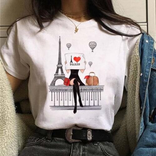 Women Graphic Printed Tees Tshirts Fashion Casual Cute 90s Style Vintage Lady Tees Print Tops Clothing Female T Shirt Womens Top