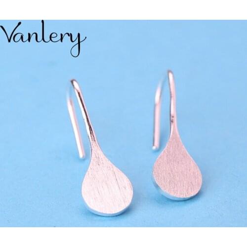 Vintage Leaf Stud Earrings For Women Silver Color Geometric Earrings Brinco Trendy Fashion Jewelry Gifts