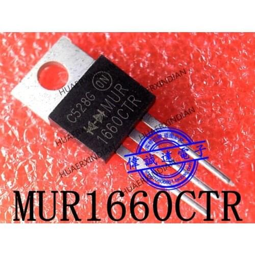 1Pieces New Original MUR1660CTR 1660CTR 16A 600V TO220 In Stock Real Picture