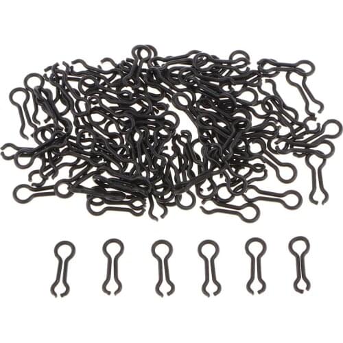 100 pcs Stainless Steel Do It Mould Loops Sinker Mould Eyes Lead Making Connector Lead Weight Mold Fishing Tackle