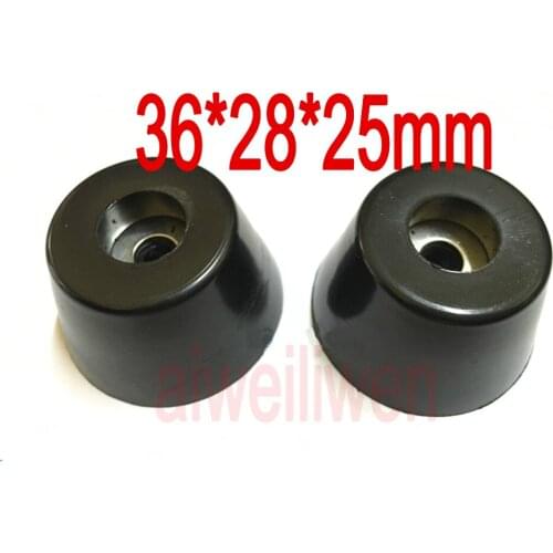 36*28*25 Trapezoid Rubber pads Desk and chair MATS furniture computer case instrument Rubber machine feet Shock absorption