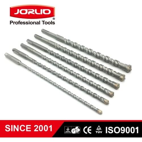 6X400mm Electric Hammer Drill Bits Crosshead Twin Spiral SDS Plus for Masonry Concrete Rock Stone