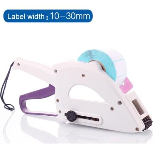 Handheld Manual Labelers Label Sticker Sticking Applicator Barcode Labelling Machine 10-30mm