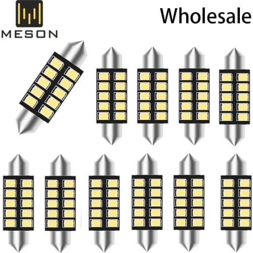 Festoon C5W LED C10W Car LED Interior Reading Light 31mm 36mm 39mm 41mm 6000K Auto Clearance Bul Room Ceiling Dome Lamp 12V