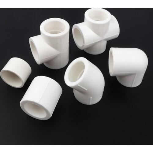 Free Shipping 1pc 32mm PPR Water Pipe Connectors Garden Irrigation Fittings Home Water Tap Tube Joints Aquarium Fish Tank Parts
