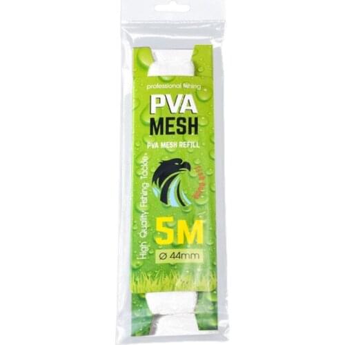 Fishing Bait Stocking PVA Water-soluble Eco-friendly Non-toxic Lure Wrap Mesh Bag Accessories, Paper Card Packaged