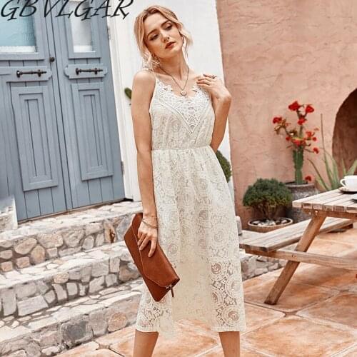 Белые летние платья GBVLGAR China At AliExpress