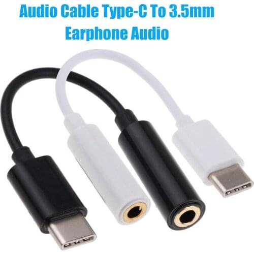 Type-C To 3.5mm Earphone Jack Charger Audio Adapter Cable Cord Hd Digital Signal To Audio Cable For Xiaomi 8Se 6X Samsung