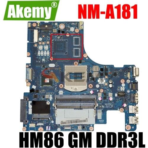 AILZA NM-A181 Rev 1.0 Mainboard For Lenovo ideapad Z510 15.6'' inch laptop motherboard HM86 GM DDR3L 100% fully tested