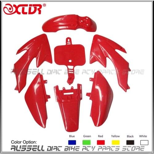 Plastic Fender Kits Body Cover Fairing for HONDA CRF50 XR50 CRF 50 XR 50 SSR SDG DHZ Style OFF-ROAD Dirt Pit Bike (6Color)