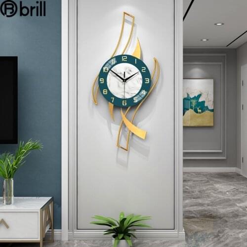 Nordic Simple Wall Clock Modern Design Luxury Creative Clocks Wall Home Decor Living Room Clcok Wall Art Decor Reloj Mural Gift