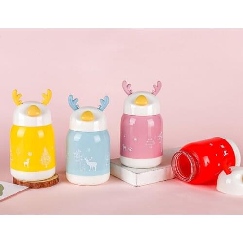 Christmas Cup Transparent Double Anti-Scalding Glass Christmas Tree Star Cup Coffee Cup Milk Juice Cup Childrens Christmas Gift