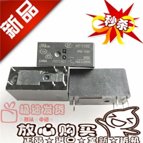 Brand New Spot Hf115f 005-1hs3 Genuine 16A 6-Pin 5vdc 12VDC 24VDC Relay JQX-115F