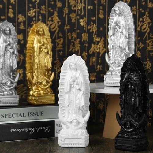 European-style Virgin Of Guadalupe Statue Religious Church Resin Crafts Church Christian Gifts Home Decoration Ornaments