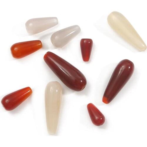 1pcs Hot Selling Fashion 2 Colors DIY Loose Water Drop Glass Beads Multi Color Glass Beads for Jewelry Making Accessories