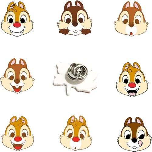 Disney Kiki And Titi Lapel Pins Cute Cartoon Avatar Cartoon Lapel Pins Acrylic Epoxy Resin Lapel Pins Jewelry For Friends