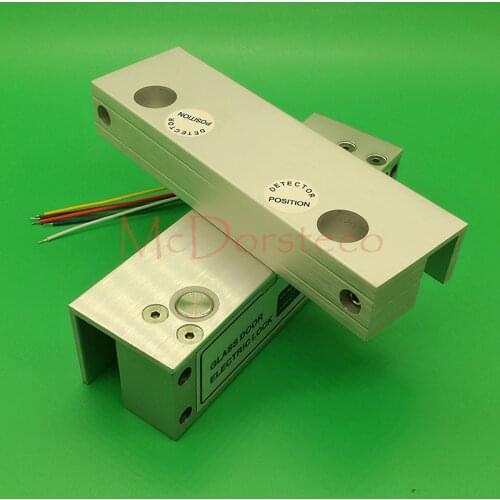 10pcs frameless glass door electric bolt lock for access control system Security Lock Electric Mortise lock Bulk sale order