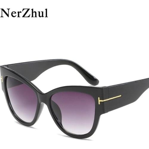 NerZhul Large Frame Ladies Sunglasses Designer Sunglasses Women 2018 High Quality Vintage Oversized Women Sunglasses