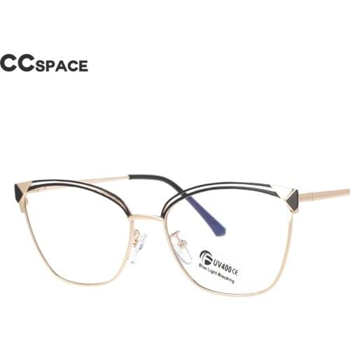 51113 Cat Eye Optical Glasses Anti-blue Lenses Design Metal Frames Women Fashion Computer Eyeglasses