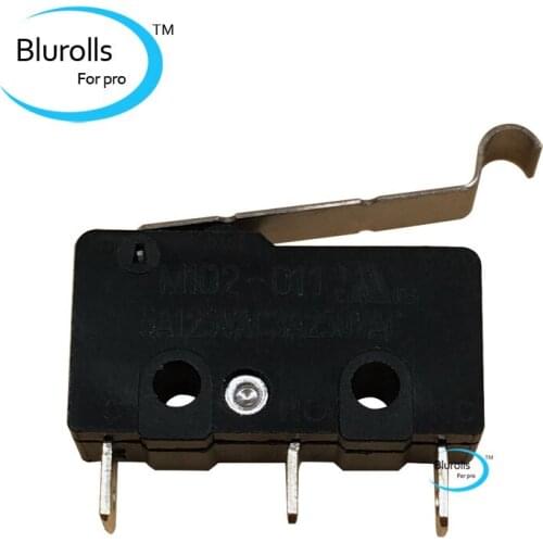 10PCS Blurolls 3D Printer Limit Switch M102-11 5A 125v micro switch Endstop for Reprap Prusa i3, Kossel 3d printer