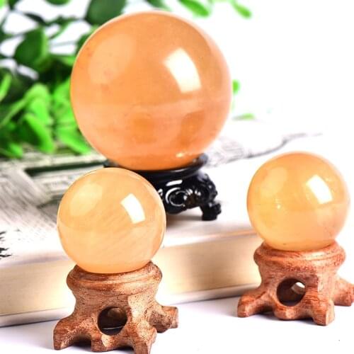 100% Natural Crystal Calcite Ball Energy Polished Very Beautiful Reiki Health Healing Stone Home Decor Exquisite Souvenirs Gifts