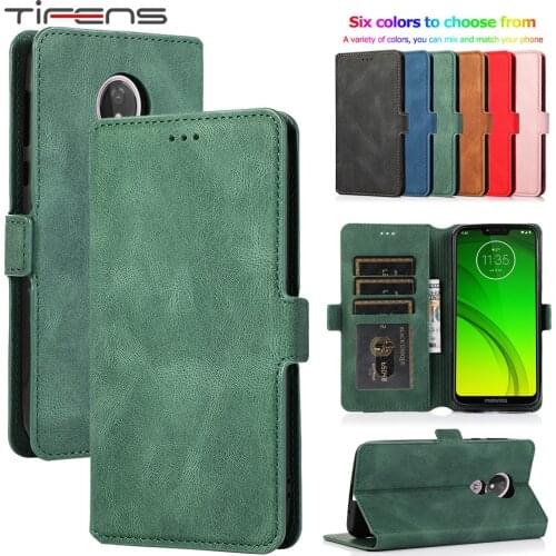 Luxury Leather Flip Wallet Case For Motorola G7 Plus G8 Power EU US Moto E5 G6 E6 Play E7 Cards Stand Holder Phone Cover Coque
