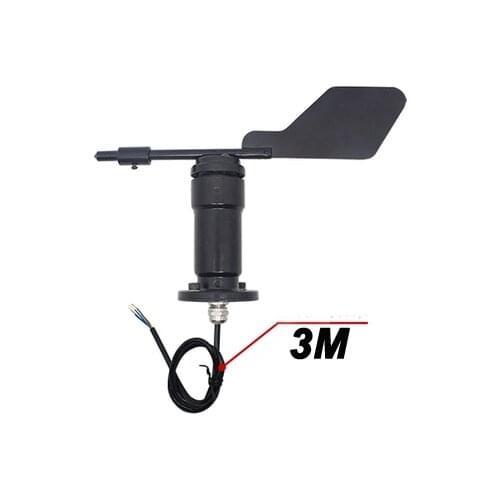 Free shipping 1pc Metal 360 degree Wind direction sensor transmitter RS485 ModBus-RTU Outdoor weather analog sensor