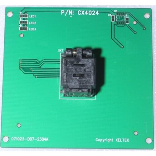 Ecmo.com.cn: Genuine Only - XELTEK QFN8 Socket Adapter CX4024 ***Price is lower, Please consult before pay