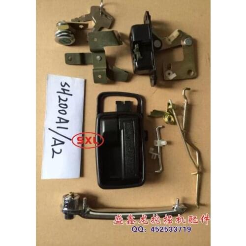 Excavator fittings, Sumitomo SH200A1/A2 cab door lock, cab door lock assembly