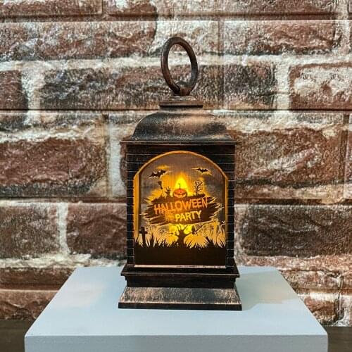 Halloween Lantern Ghost Festival Portable Electronic Candle Light Bar Haunted House LED Ambience Arrangement Supplies JDH88