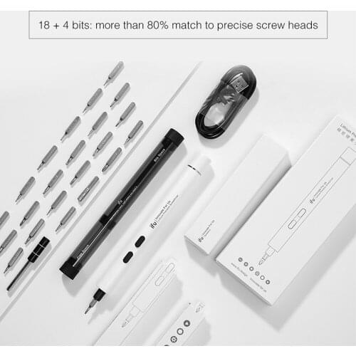 22 in 1 Precision Electric Screwdriver Set for Phone Laptop Magnetic Multifuctional Screwdriver with LED Light Lithium Battery