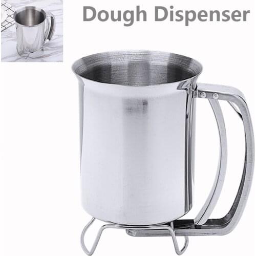 Stainless Steel Donut Pancake Dispenser Cupcake Waffle Batter Funnel Pastry Cooking Kitchen Supplies Dough Dispenser