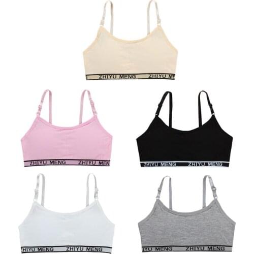 Girls Underwear Teenage Training Bra For Girl Sports Bra Top For Teens 6-14 Years Adolescente Lingerie
