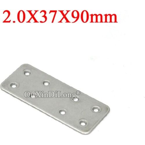 New 20PCS 304 Stainless Steel Straight Flat Furniture Reinforced Corner Braces Board Frame Shelves Support Brackets Connectors