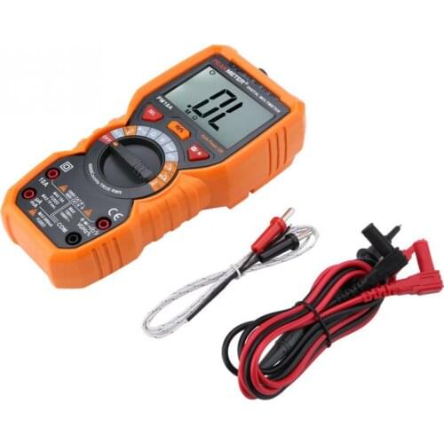 PEAKMETER PM18A Handheld Multimeter Portable Digital Multimeter Current Voltage Resistance Tester Voltmeter Ammeter