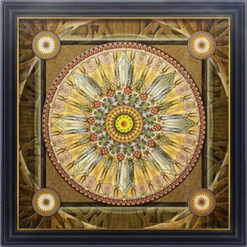 Full Square Cross Stitch Mosaic 3D Needlework DIY Diamond Embroidery Diamond Painting Universe Meditation Mandala Series
