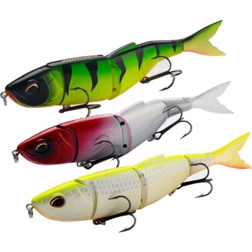 Multi Jointed Swimbait Fishing Lures 4 Segments Crankbait for Wobblers Pike Trout Hard Lipless Bait Sinking Fish Bass 135mm 20g